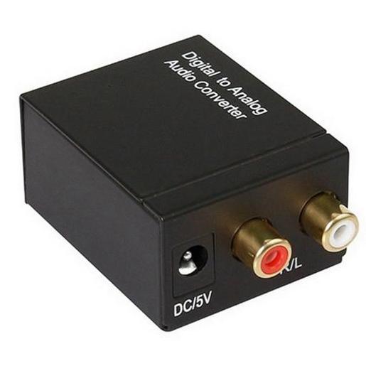 Xfour- Converter Audio Digital Ke Analog Toslink Optical Coaxial Rca Compatible Tv