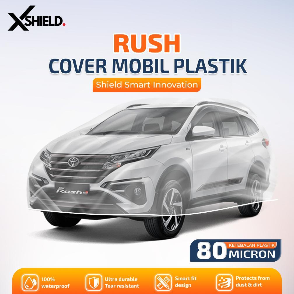 Sarung Mobil Plastik Rush Body Cover Mobil All new rush toyota Terios Transparan Bening soluna