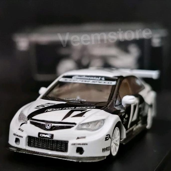 Diecast 1:64 Honda Civic FD2 Modified Need For Speed GTA [TPC] Hitam Putih