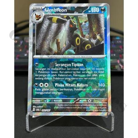 Terlaris Umbreon Masterball 92/187 Festival Terastal Pokemon Card Sv8A Indonesia Premium Sunbreon Ee