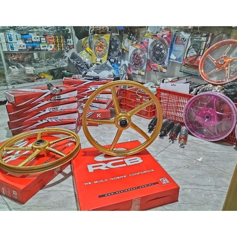 VELG RCB DEPAN SAJA UKURAN 120/17 VELG VROSSI SANCA MODEL RCB UKURAN 160.17 JUPITER,CB,GL,MP,TIGER,F