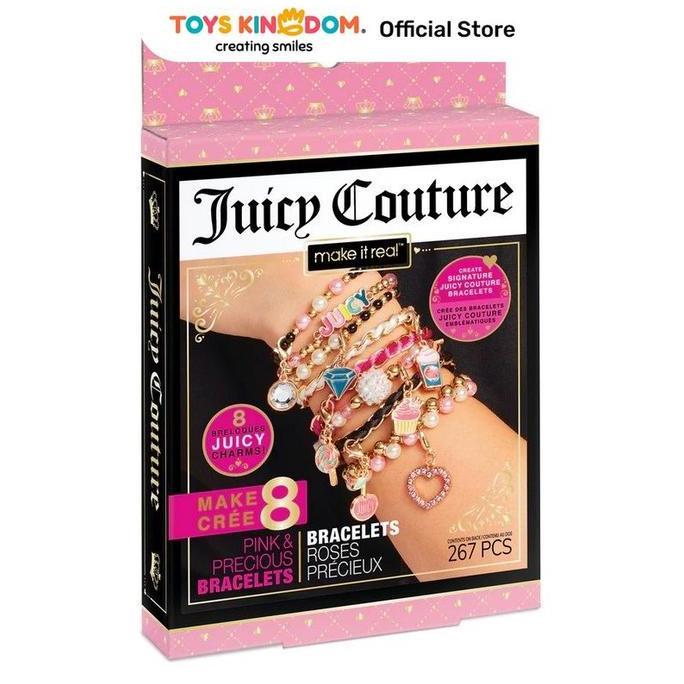 MAKE IT REAL MINI JUICY COUTURE PINK & PRECIOUS BRACELET