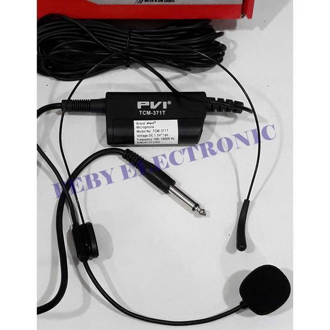 MIC HEADSET PVI TCM-371T MICROPHONE BANDO PVI
