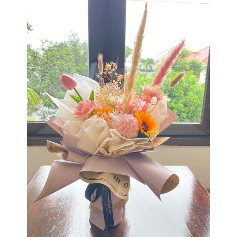 [READY, CUSTOME) MIX / BOUQUET BUNGA ARTIFICIAL / BUNGA PALSU / BUNGA KERING AESTHETIC PREMIUM