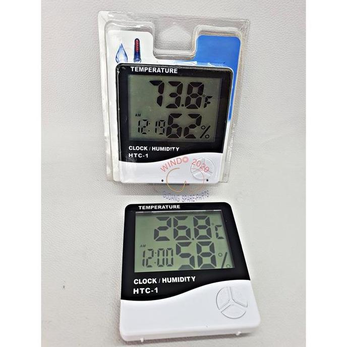 ALAT UKUR SUHU & JAM DIGITAL | PENGUKUR TEMPERATURE RUANGAN |
