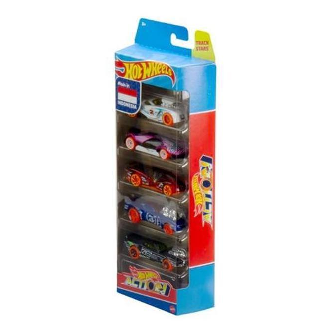 Hot Wheels Action 5 Cars Pack Diecast Special Edition Indonesia
