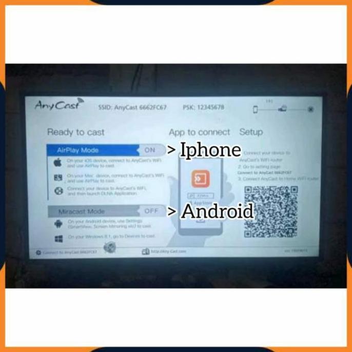 [COD] ALAT PENYAMBUNG HP KE TV / ANYCAST DONGLE MIRACAST SCREEN MIRRORING / ANYCASH DONGEL / ALAT HP