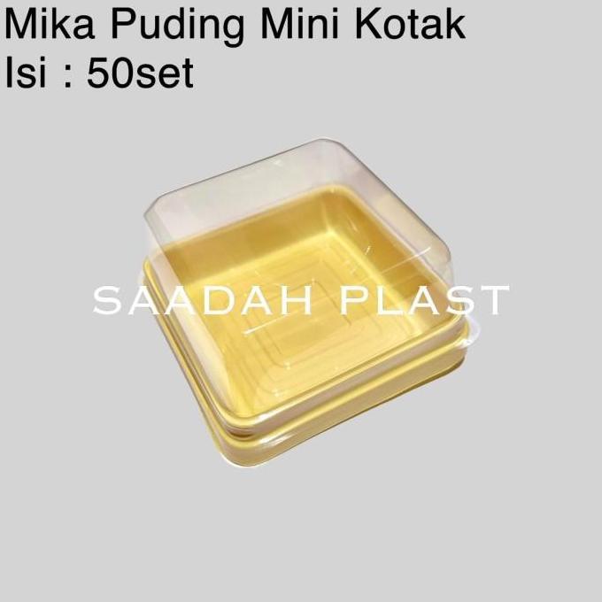 MIKA PUDING MINI KOTAK / TRAY MOONCAKE CAKE KUE MINI