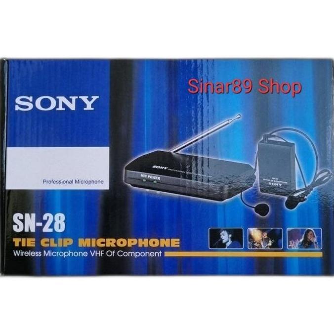 Mic Bando Mic Jepit CLIP ON wireless Sony SN-28