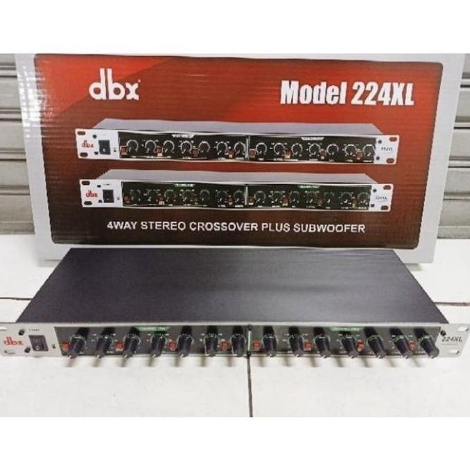 Crossover Dbx 224xl 4 Way stereo Plus Subwoofer Dbx 224 xl (BISA BAYAR