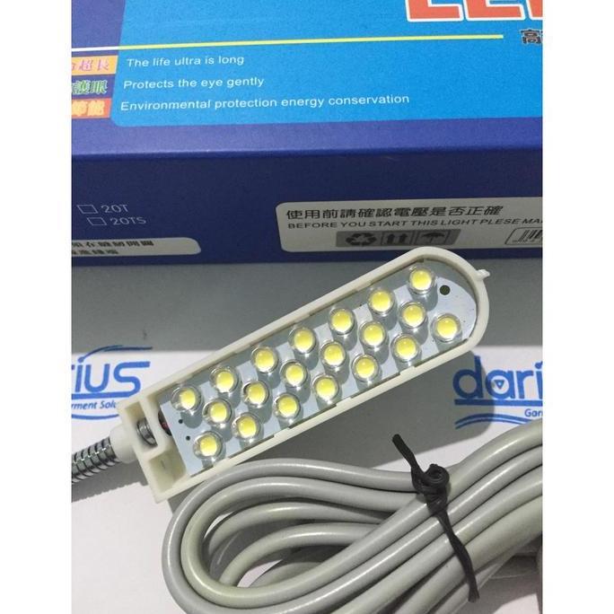 Lampu mesin jahit LED 20 titik dengan magnet/lampu jahit/lampu led
