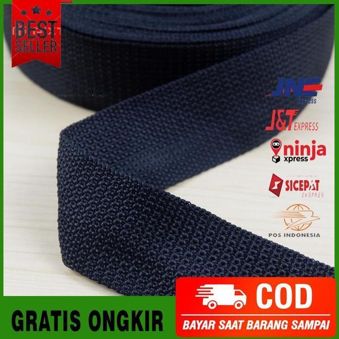 Tali Webbing / Bisban Pelipit 4cm Tebal Bahan Nylon Untuk