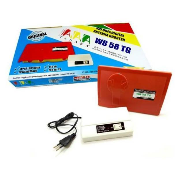 Booster penguat sinyal signal antena TV UHF Tanaka WB 38 TG