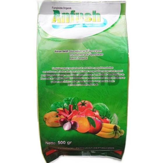 Anfush Trierma Gliocladium SP Fungisida Organik 500 gr Trichoderma