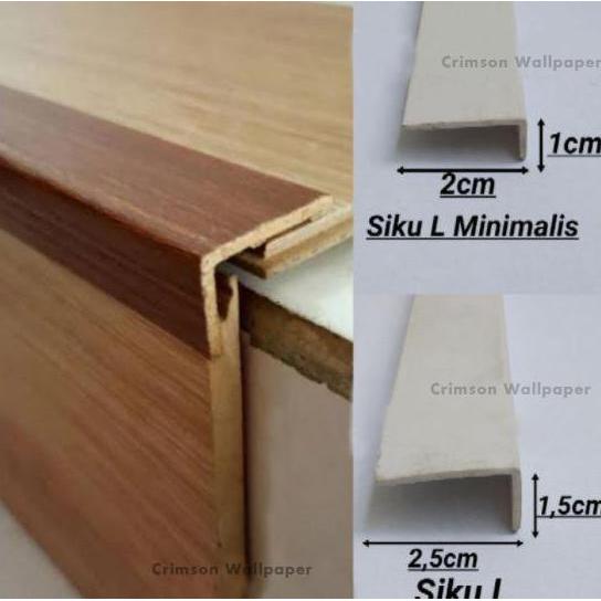 WLL LIST SIKU L / SIKU TANGGA PVC  LIS PARKIT  ENDING PVC STEPNOSING