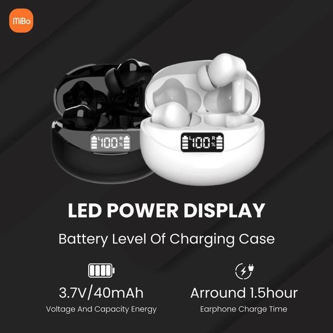 Mibo Airpods 2 Pro TWS Earbuds Bluetooth 5.3 IPX-5 10Hours Battery