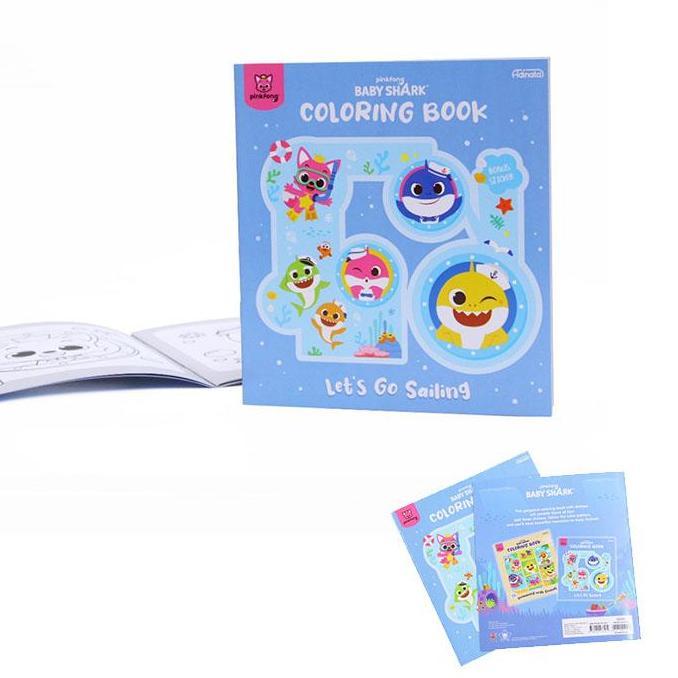 Pinkfong Baby Shark Coloring Book S Adinata Kids Book