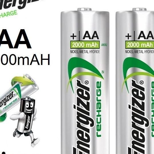 Baterai Energizer Rechargeable Aa 2000Mah 2Pcs