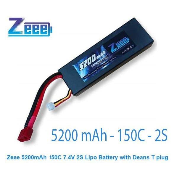 Zeee Power 5200 Mah - 150C - 2S Lipo Battery