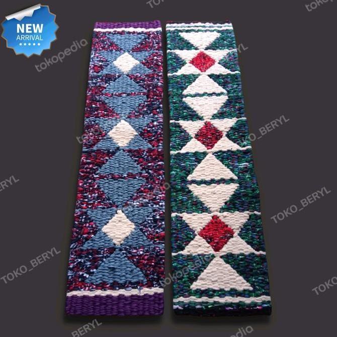 Keset gunungan panjang/keset mushola/keset kain perca