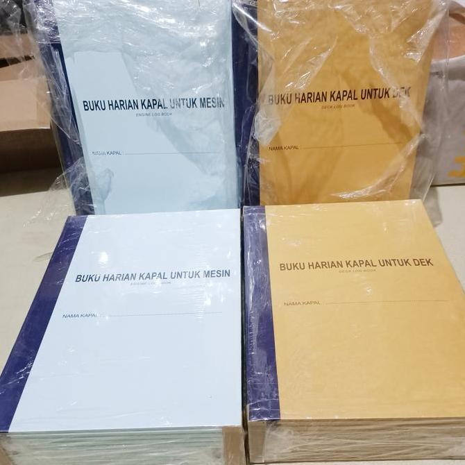 Jurnal Log Book Buku Harian Kapal Engine Mesin Deck HM