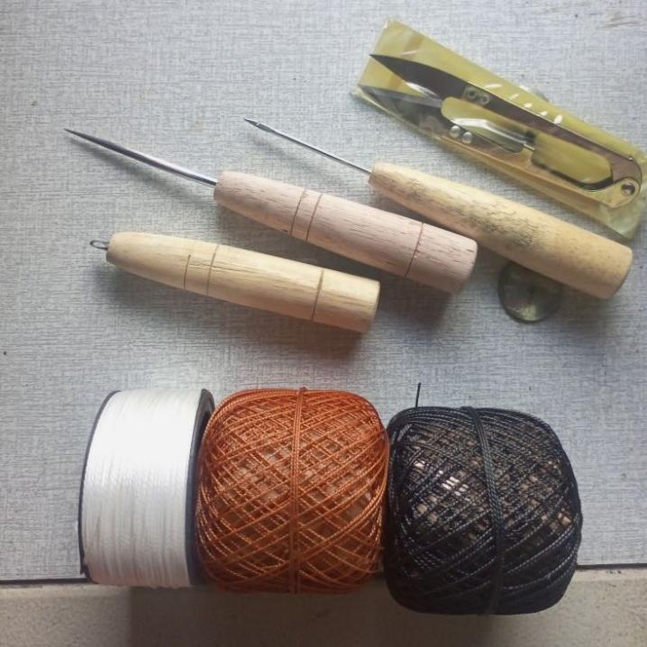 Alat Sol Sepatu Sandal  Lengkap Peralatan Jahit Set
