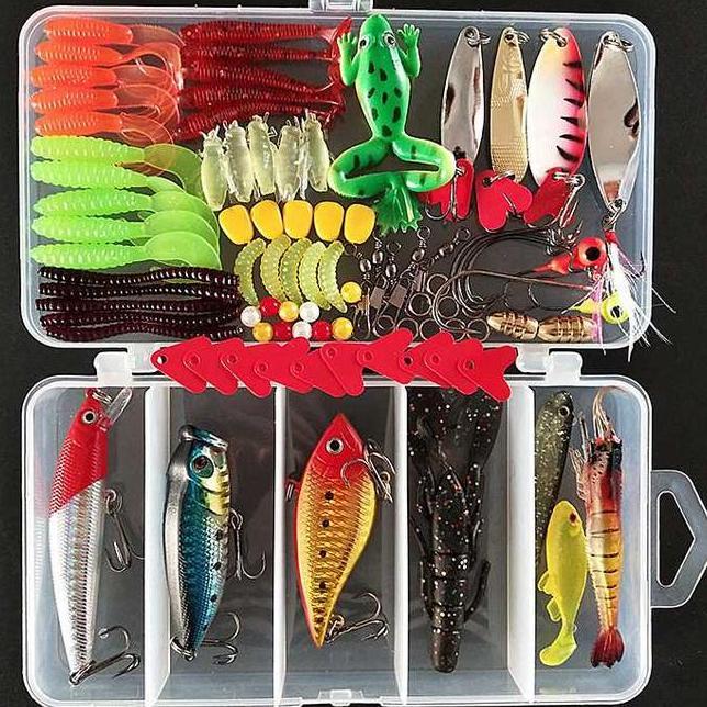 Set Umpan Casting Set Umpan Pancing Casting Set Umpan Soft Lure Set Umpan Baut Mancing Set Umpan Len