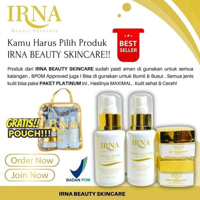 DEAL TERBAIK - IRNA SKINCARE - PAKET PLATINUM  IRNABEAUTYSKINCARE Memutihkan