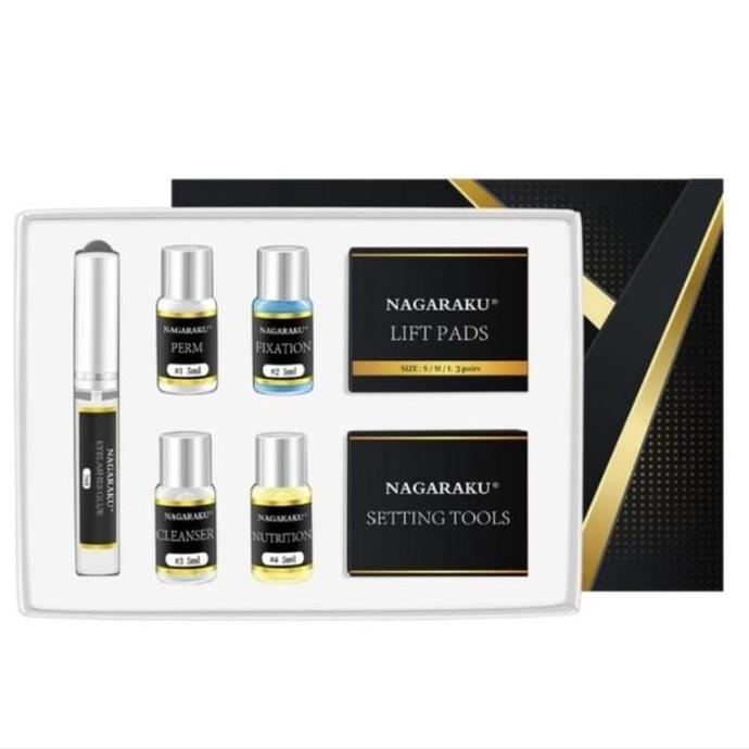 HOT DEAL - NAGARAKU / LASH LIFT DAN BROW LAMINATION KIT LENGKAP DENGAN KERATIN