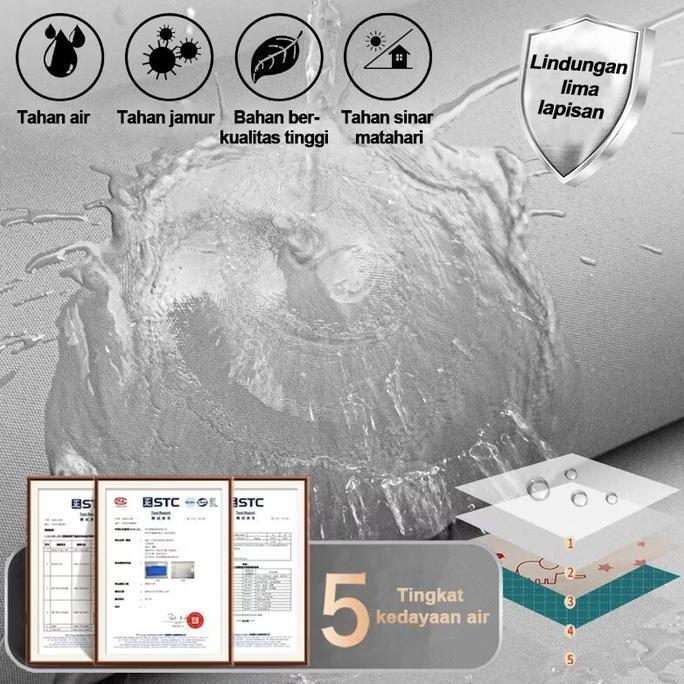 Ready Stock Roller Blind Gorden Jendela Semi Blackout 85% Dengan Rel Kepala -Tirai Jendela Gulung Un