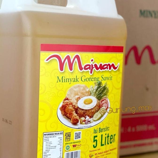 Master- Minyak Goreng Majuan 5 Liter Jerigen