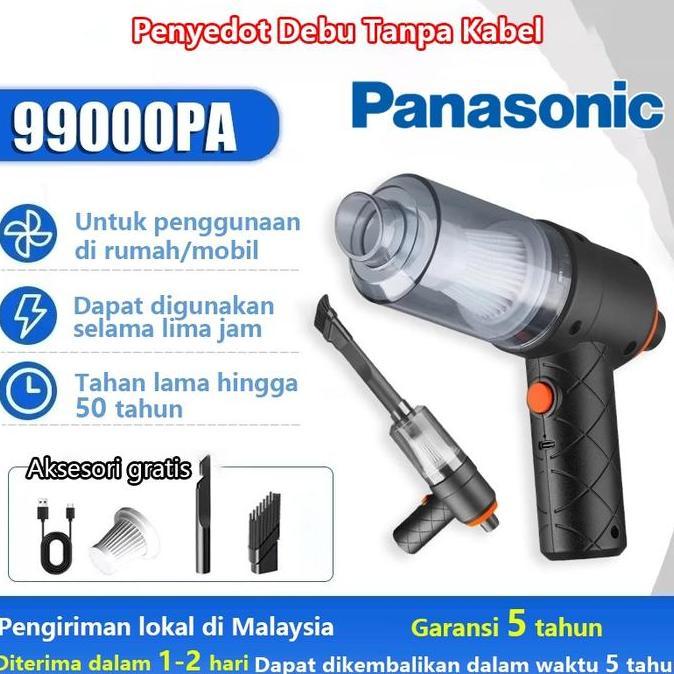 TERMURAH [Garansi lima tahun]Portable Mini Panasonic Vacum Cleaner 1 vacuum, 2 manfaat bersihkan rum