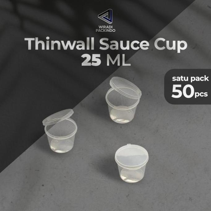 Saus Cup 25ml/ Tempat Saus 25 ml
