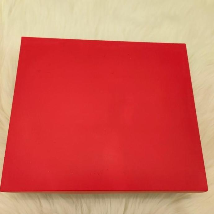 Kotak Dus Nastar Kue Kering warna (MERAH) Sekat Mika 20/30