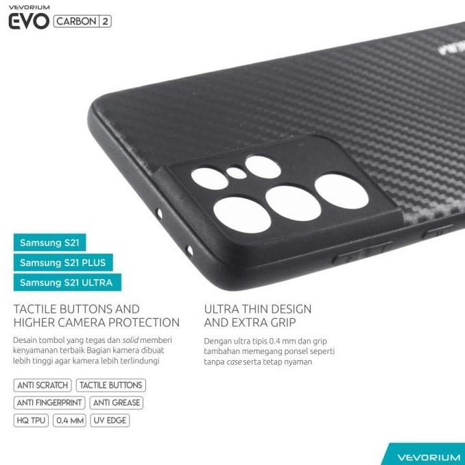 VEVORIUM EVO CARBON Samsung Galaxy S21 ULTRA PLUS Soft Case Softcase