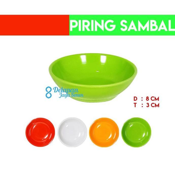 Piring Sambal Melamin | Piring Sambal Bulat | Pisin Tempat Sambal