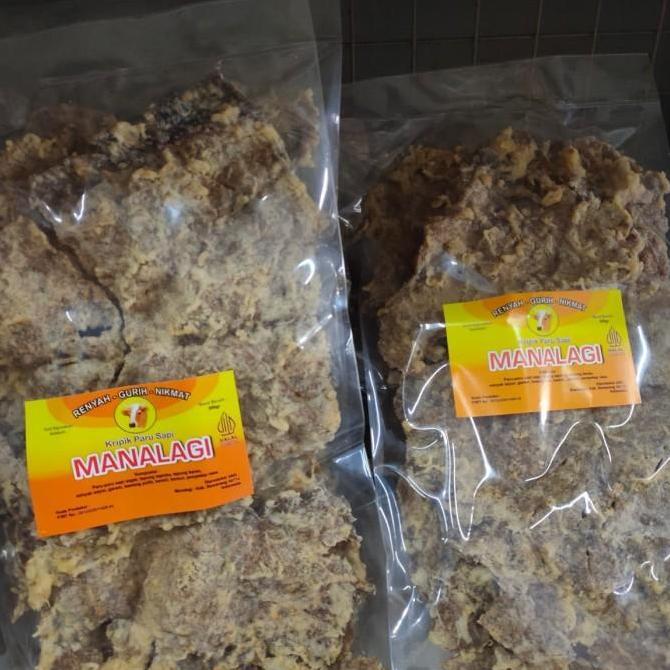 Keripik Paru Goreng/ Paru sapi / KERIPIK PARU/ PARU SAPI 200gr enak