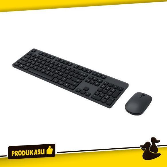 Xiaomi Mi Wireless Keyboard Mouse Combo Set Nir Original