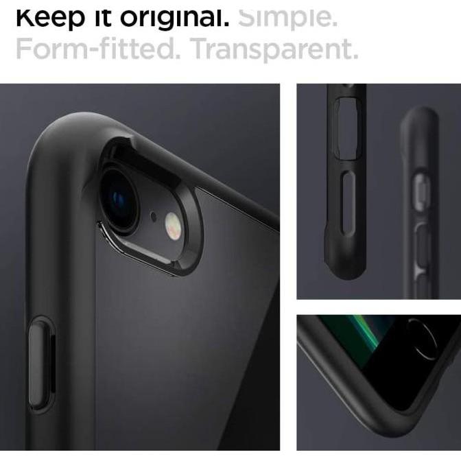 Case iPhone SE 2020 / 8 / 7 Spigen Ultra Hybrid 2 Anti Crack Casing