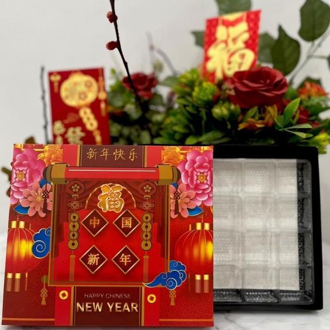 Kotak|Dus|Box Kue Nastar Kue Kering Imlek Edition |Sekat 20&30