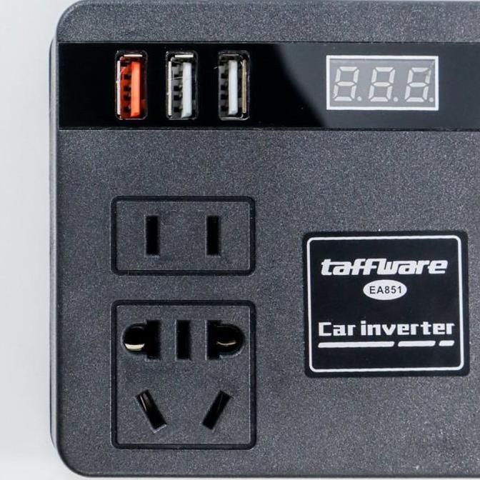 Taffware Car Power Konverter Fast Charging Inverter 100W