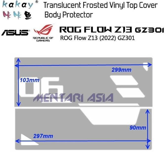 Body Protector ASUS ROG FLOW Z13 GZ301 2022 - KAKAY Matte Vinyl