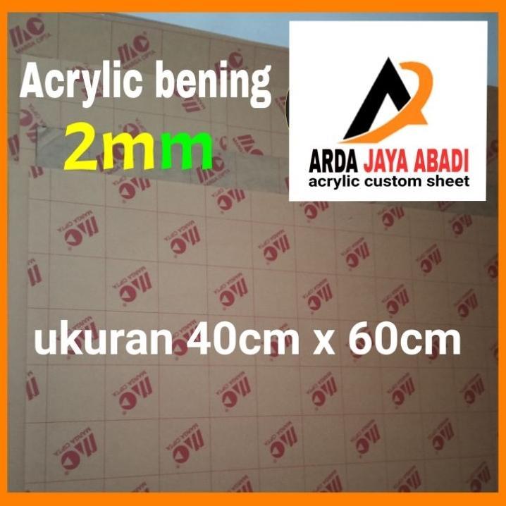 Akrilik 2Mm Bening  40 X 60 Akrilik Lembaran  Murah Mika Lembaran Acrylic Clear Marga Cipta Akrilik 