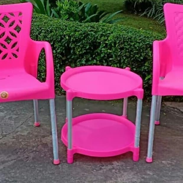 Kursi Plastik Kursi Santai (1 Set) Akako Anti Rayap Kuat