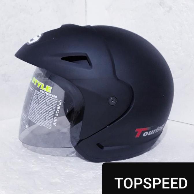 Helm BMC touring hitam doff