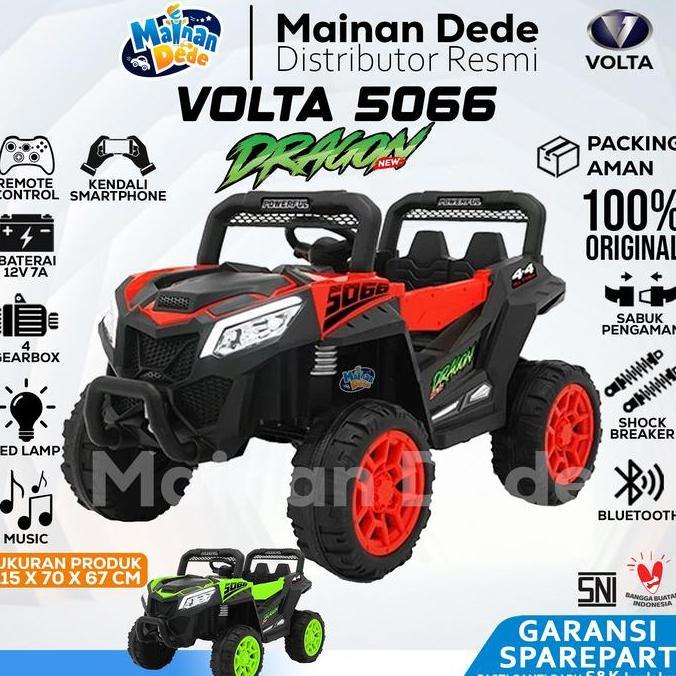 Mainan Mobil Aki Anak Volta 5066 Utv Dragon