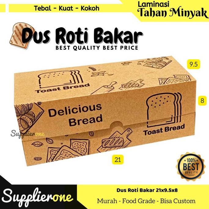 Dus Roti Bakar Bandung pack / Box Roti Bakar / Kemasan Roti Bakar
