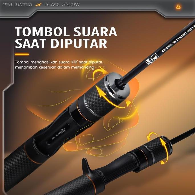 Mantap- [Official] Seahunter Black Arrow Pro Joran Pancing,Fuji Gudang Panjang Joran Bc Casting/Spin