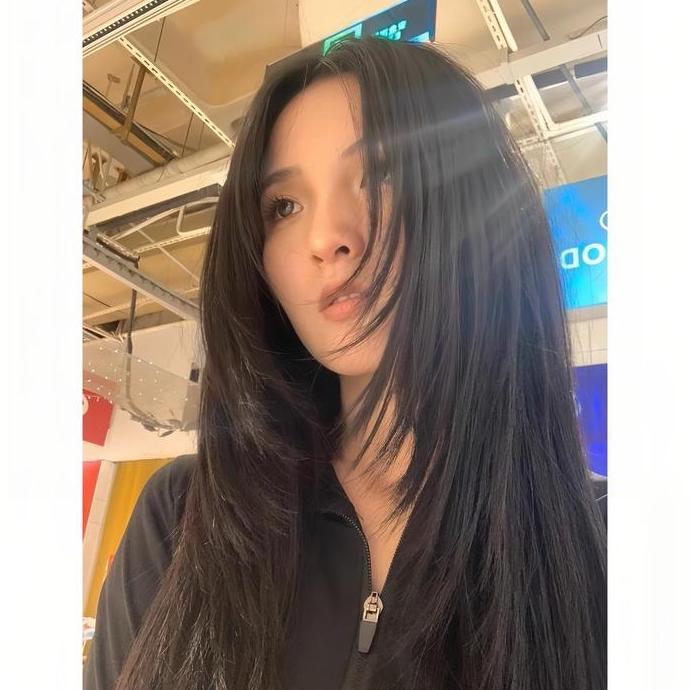 Byxt- Wig Daily Layer/Wig Wanita Full Kepala/Wig Korean Style/Rambut Wig Wanita/Wig Naturaal Wanita/
