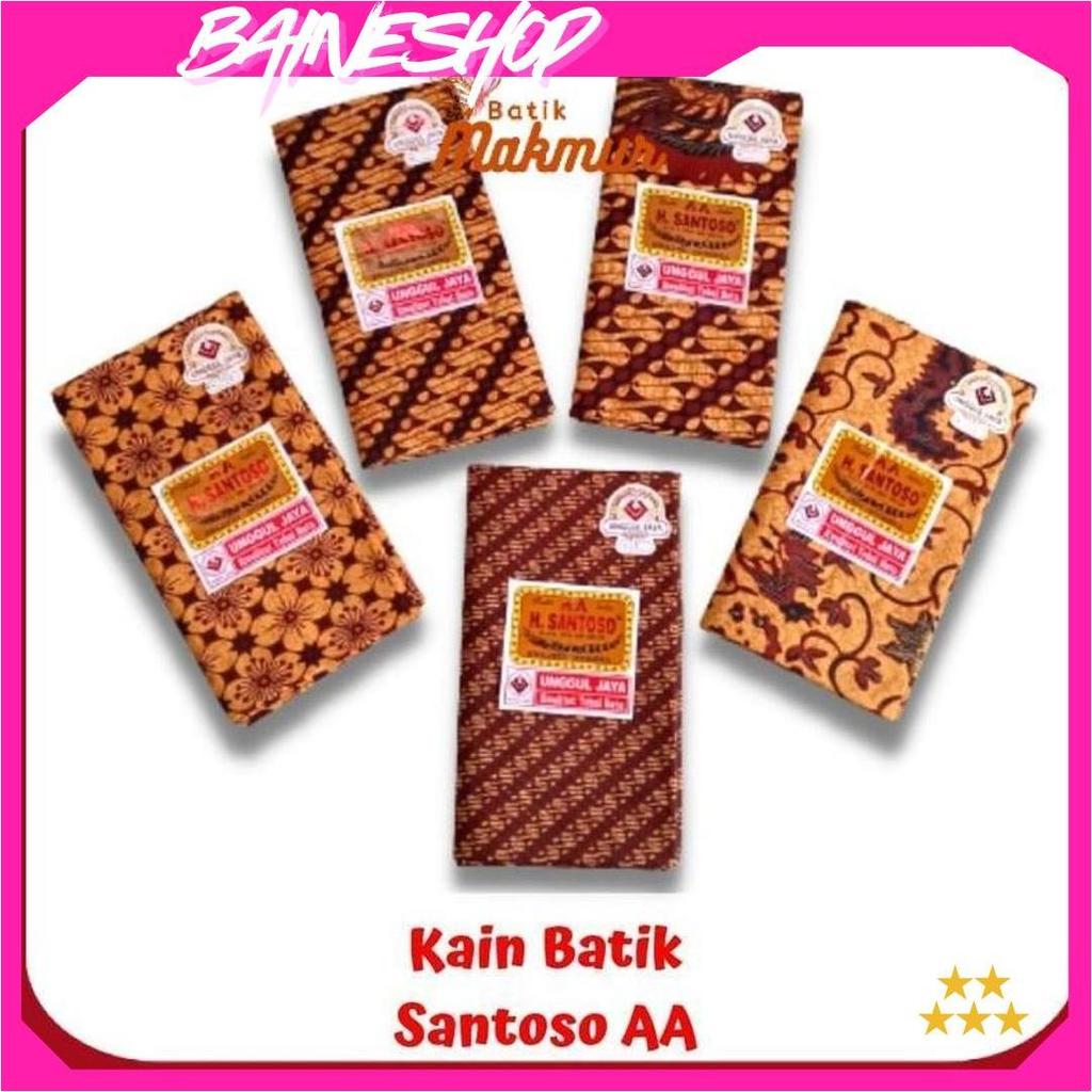 Kain Batik H Santoso AA Unggul Jaya | Batik Sogan Motif Sidomulyo Parang Kusumo Mukti GBM Promo